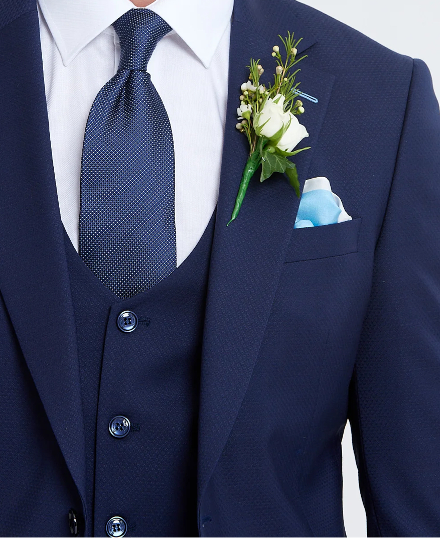 Benetti Peter Navy Tailored Fit Jacket