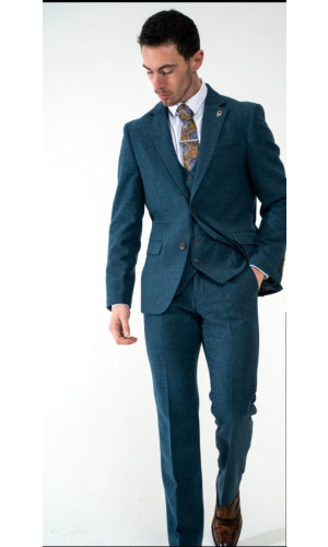 Armstrong Wool Blend Blue Suit