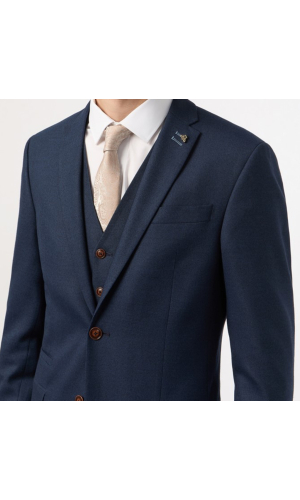 Blake Navy Slim Fit Jacket