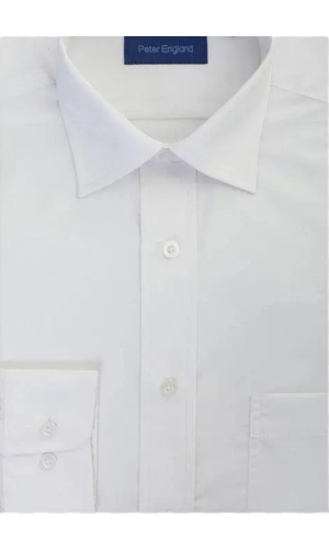 White Pride Easy Care Cotton Rich Slim Fit Shirt