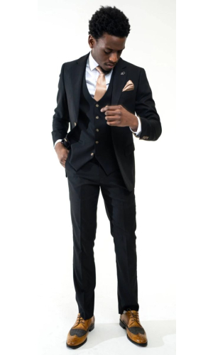 Charles Grey Black Trousers