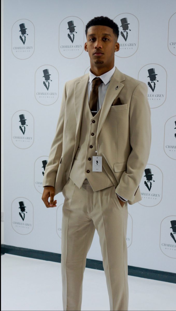 Charles Grey Beige Charlton Suit - Image 8