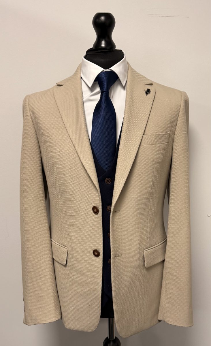 Charles Grey Beige Charlton Suit - Image 12