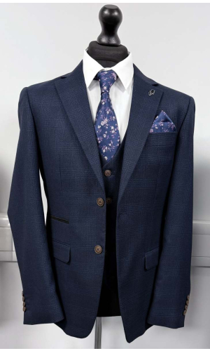 Charles Grey Navy Adrian Mixer Suit