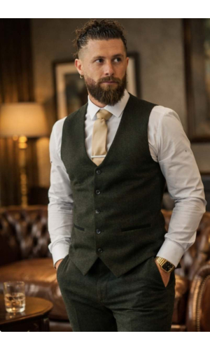 Charles Grey Attenborough Wool Blend Waistcoat