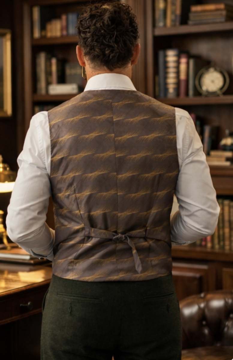 Charles Grey Attenborough Wool Blend Waistcoat - Image 8