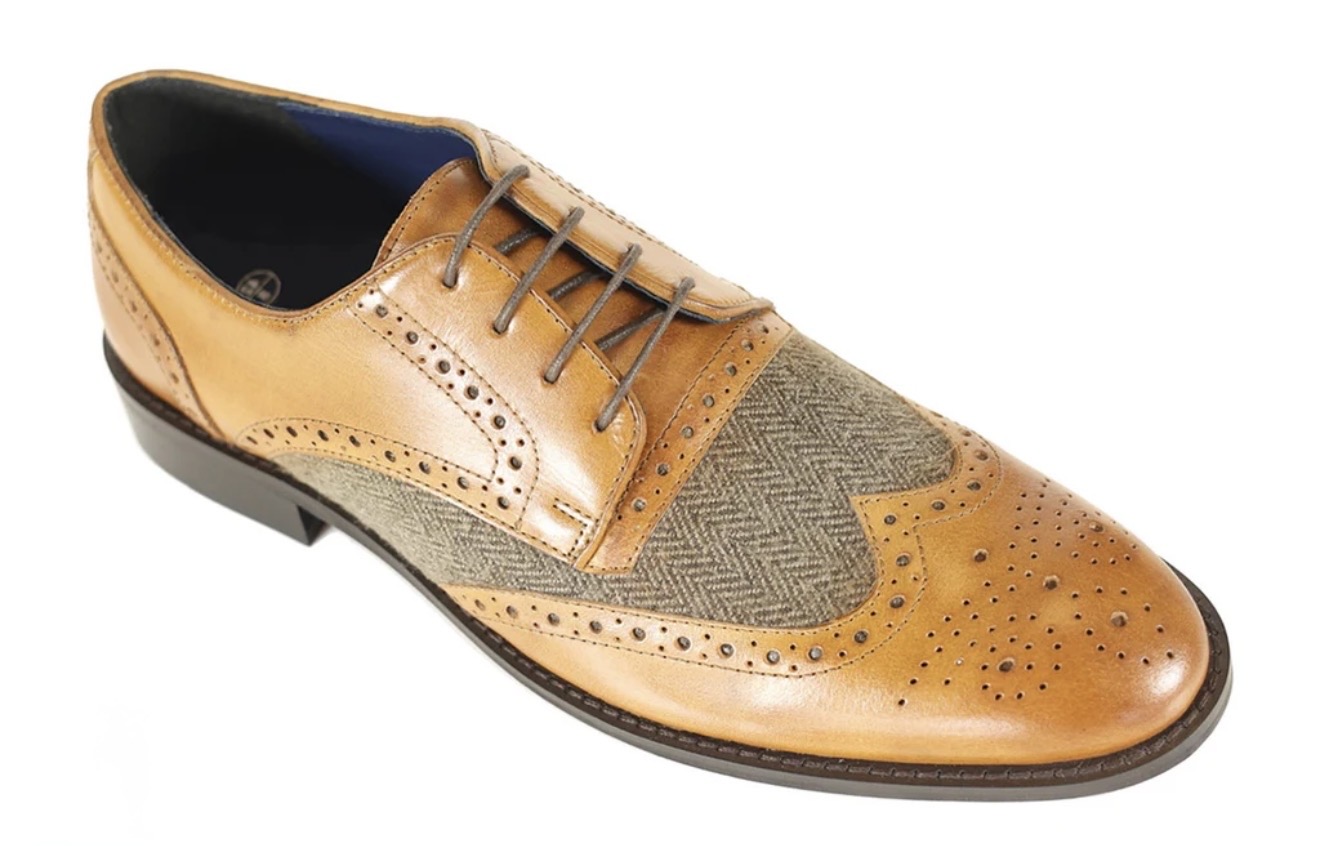 Front Chester Leather Wing Tip Brogue - Image 6
