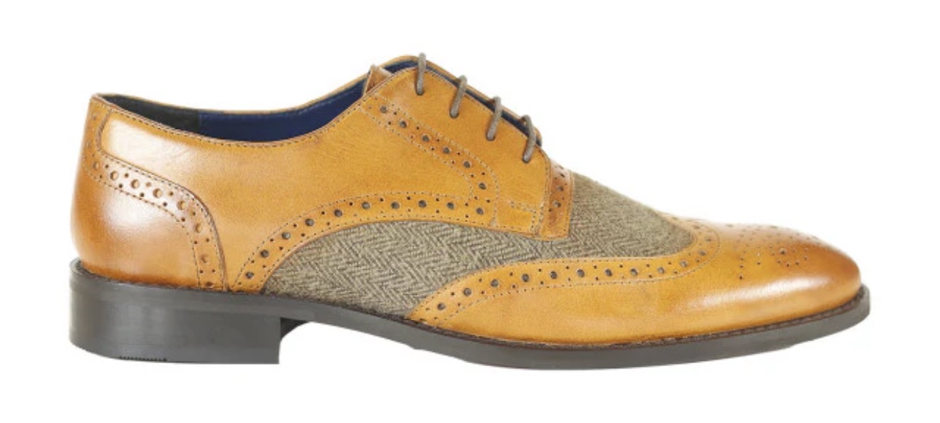 Front Chester Leather Wing Tip Brogue - Image 5