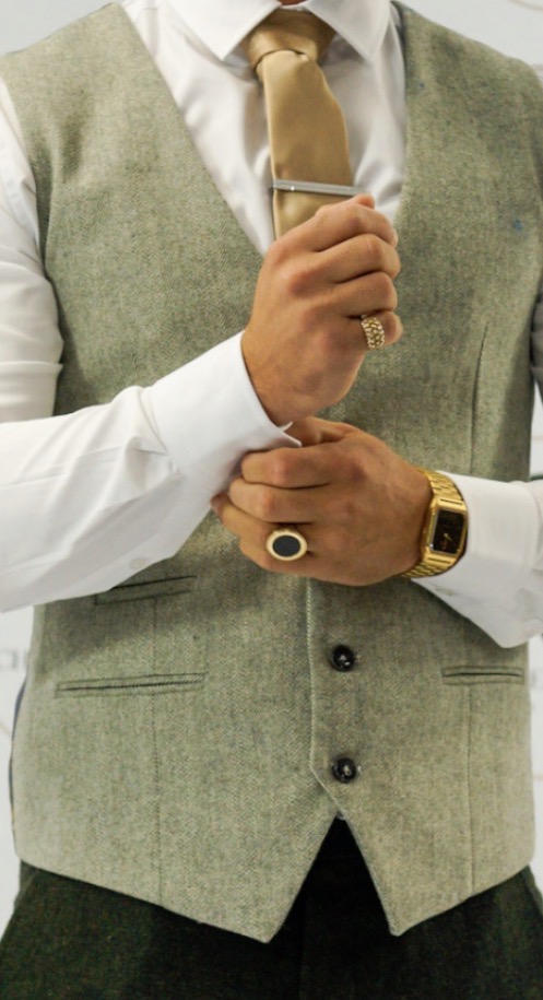 Charles Grey Fenwick Wool Blend Waistcoat