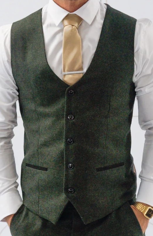 Charles Grey Attenborough Wool Blend Waistcoat - Image 2